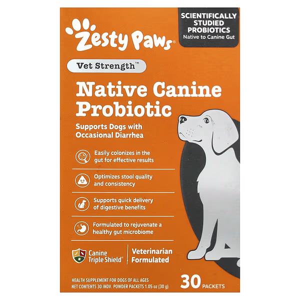 پروبیوتیک Zesty Paws؛ حمایت از گوارش سگها